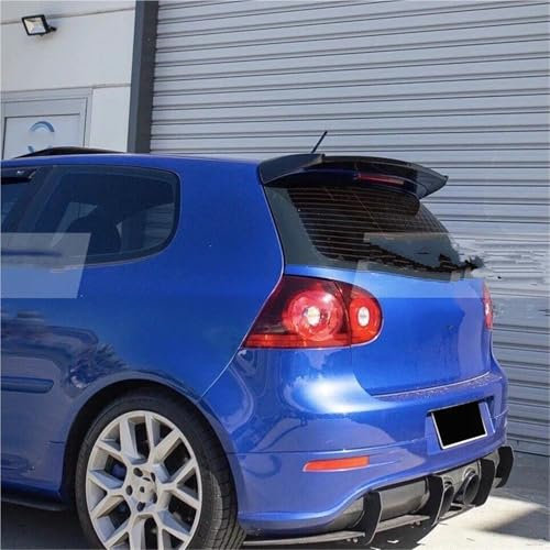 Heckspoiler Lippe ABS Für VW Für Golf 5 MK5 GTI R32 2004 2005 2006 2007 2008 2009 Osir Stil Auto Hinten Flügel Dach Spoiler Glänzend Schwarz Oder Carbon Faser Look(Glossy Black)