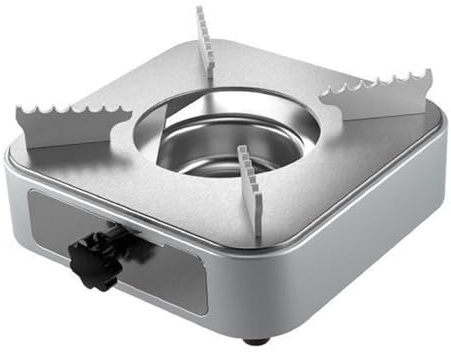 ad alcool con pentola - ad alcool in acciaio inossidabile 18x20x5,5 cm | set di pentole durevole e resistente alla corrosione, da campeggio alogeni versatili | Cucina fumant