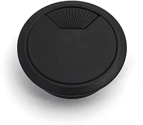 10 Pezzi SO-TECH® Passacavo Guida Cavo Plastica Ø 60 mm nero