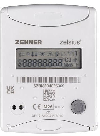 Wärmezähler Zelsius QN 0,6 ISF Ausführung 110 mm / 3/4 Zoll Anschluss Eichung 2026