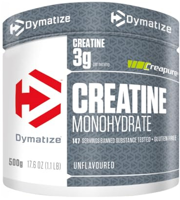 Dymatize Creatine Monohydrate Unflavoured Powder 500 g – tillägg