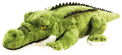 Teddys Rothenburg Kuscheltier Krokodil 34 cm liegend grün Plüschkrokodil Plüschalligator Uni-Toys