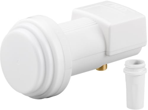 CABLEPELADO LNB - Convertitore universale LNB per antenna parabolica, universale singolo LNB, LNB Sat Digital (DVB-S2), Rumore 0,1 dB, 8K, 4K, UHD, HDTV, 3D,