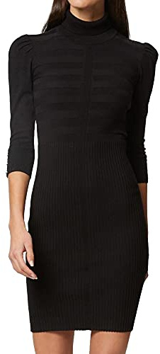 Morgan Vestido estilo jersey ajustado Negro L