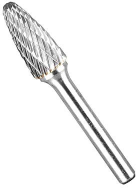 Gloriashoponline FRESA DA TRAPANO 25 MM GAMBO 6MM PUNTA ROTANTE PER INTAGLIO LEGNO ACCIAIO FERRO