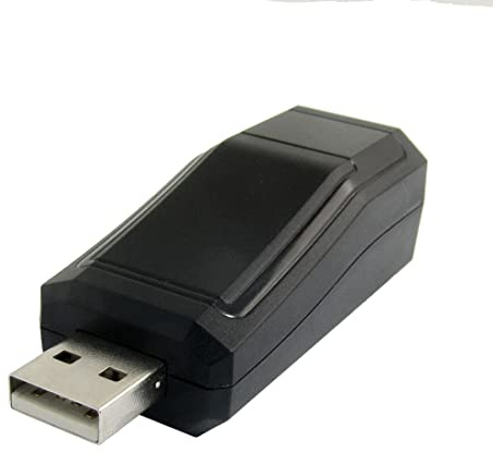 Ruilogod Conector USB 2.0 a 10/100 MBPS RJ-45 Convertidor de Adaptador Ethernet Fast Ethernet para computadora PC