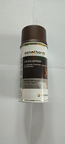 Ofenspray Ofenlack für Kamine Grills Kachelöfen 150ml braun metallic