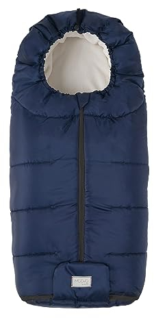 Nuvita Nuvita 9445 Junior Essential| Sacco Universale per Passeggino | Perfetto per Bambini da 6 a 36 Mesi (100 cm) | Resistente a Temperature Fino a 0°C, anti Vento e Pioggia | Blu