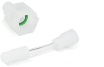 Errecom Adapter 5/16 SAE (grüner O-Ring) für Systeme mit Kältemittel R410a, R32 + Flexschlauch zum Einbringen von Additiven in Klima- und Kälteanlagen