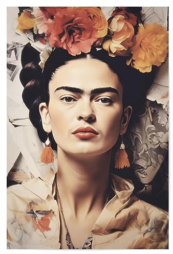 artboxONE Poster 30x20 cm Natur Beauty Frida face - Bild Frida Kahlo Bild