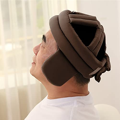 Anti Fall Cap Elderly Protective Head Hat Thick Anti-Collision Cap Patient Soft Breathe Protective Safety Helmet Adult Fall Resistant Hat Protection Helmet After Head Surgery Walking Safety Product