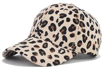 Nanwansu Baseball Cap Leopard Print Hat Cotton Sunhat Headwear Outdoor Shade Sports Cap