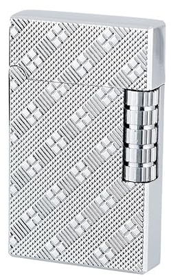 Retro Gas Feuerzeug Metall Soft Flamme Reibrad Stein Seitenrad Geschenk Box Etui Vintage Look