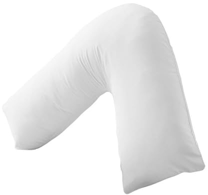 Soft Support V Pillow Hollowfibre/Polyester V Pillow with Orthopedic Support Pillow for Neck, Back & Shoulder Maternity & Pregnancy Pillow