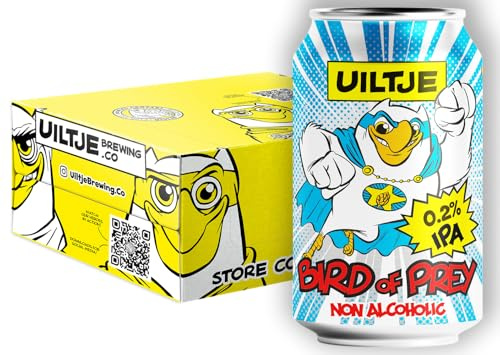 Uiltje | Bird of Prey | Non-Alcoholic IPA 0.2% ABV | 12 x 330ml Cans