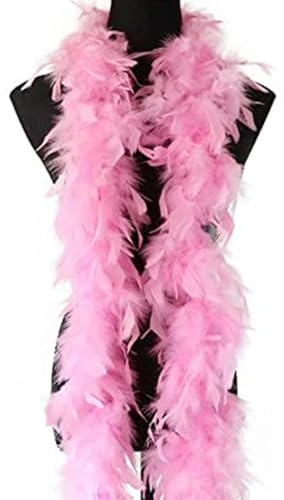 200CM Boa À Plumes - Écharpe En Plume Guirlande, Plumes Feather Boa, Boa En Plumes Colorées, Boas De Plumes De Déguisement, Feather Boa Pour Femme Pour Danse Pour Halloween, Danse, Fêtes, Cosplay