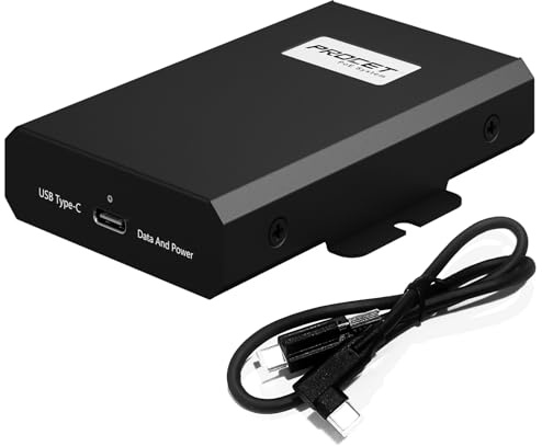 PROCET Gigabit PoE to USB C Converter Ethernet Adapter 23W PoE RJ45 to C Type Power with Network, Wide Working Temp -20°C to 55°C for Cell Phone, Tablet, iPad, Laptop, Home Assistant, VR, Speaker