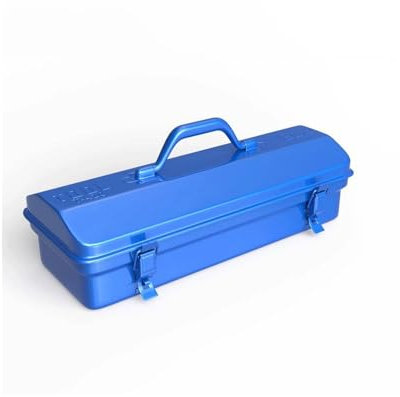 FUHAI-666 Werkzeugkoffer Blaue Hardware-Werkzeugkiste, Dicker Eisen-Werkzeugkasten, Auto-Aufbewahrungsbox, tragbare Objekt-Aufbewahrungsbox, Heim-Elektriker-Box Werkzeugkästen