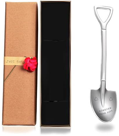 Custom Spoon, Engraved Stainless Steel Coffee Spoon - Ice Cream Spoons | with Mirror Finish - Custom Tablespoon, Ideal Anniversary, Birthday, Christmas