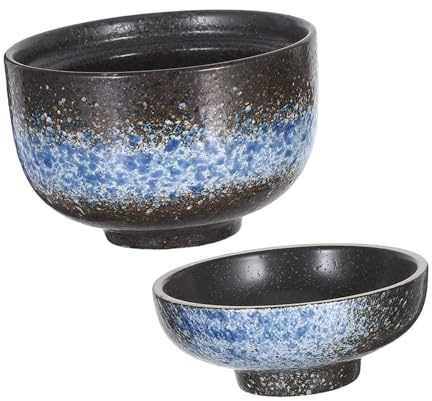Alipis Olla de Cerámica para Estofar Tapa Diseño Japonés, Tazón para Cocinar Huevo al Vapor en Cocina, Estilo Simple y Clásico