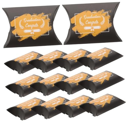 PACKOVE 50stücke Pack Abschlussfeier-geschenkschachteln Aus Papier Süßigkeitenschachteln Zur Abschlussfeier Dekorative Bonbonschachteln Für Kekse Pralinen Und Kleine Geschenke