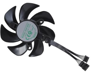 PURPLELILY Ventilador de refrigeración de 105 mm, tarjeta gráfica, radiador de refrigeración para ventilador de video 3060 8G 12G, gráficos de estabilidad mejorados