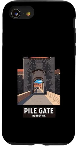 Pile Gate Dubrovnik Croacia Diseño Carcasa para iPhone SE (2020) / 7/8