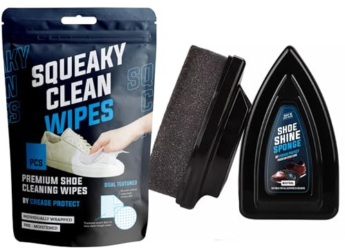 Crease Protect Sneaker & Shoe Care Bundles – Premium Cleaning, Protection, Polishing & Crease Prevention Kits