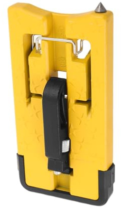MOLUCKFU Marchepied de Porte Voiture Pliable en Alliage D'aluminium Jaune, Pédale D'accès au Toit pour SUV et Camion, Accessoires Véhicule Antidérapants pour Escalade et Entretien