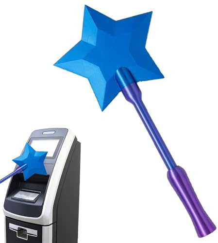 ELYIQI Bacchetta Magica EC Card – Bacchetta Magica Con Design Blu-Viola, Pratica Per Pagamenti Con Carte Di Credito E Debito, Perfetta Per Diverse Situazioni Di Pagamento Nella Vita Di Tutti I Giorni