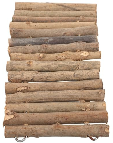 HOUDERCO Escondite para Reptiles y Tortugas Diseño de Cueva Paisajística, Plataforma de Madera para Tomar el Sol, Decoración Natural para Terrarios, Hábitat Pequeño para Interiores y