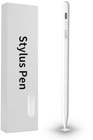Stylus Pen Android Tablets for Fire Max 11，Fire HD 10，Fire HD 8 Tab Pencil Touch Screen，Accurate，One-Click Power On/Off,+2Nibs&Long Battery Life (WHITE)