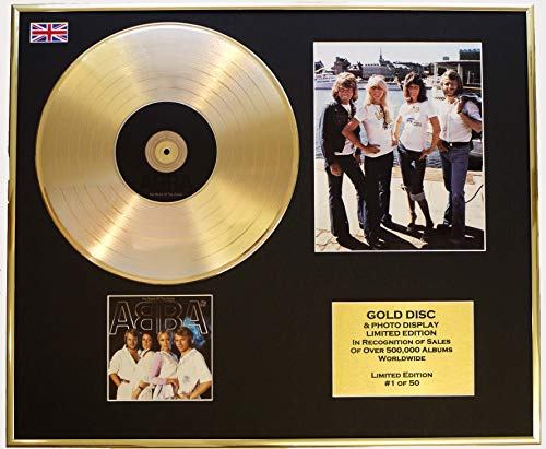 ABBA/CD Gold Disc/Record & Foto Display/LTD. Edition/COA/THE NAME OF THE GAME