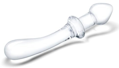 Glas Classic Curved Dual-Ended Dildo Transparent 18 cm