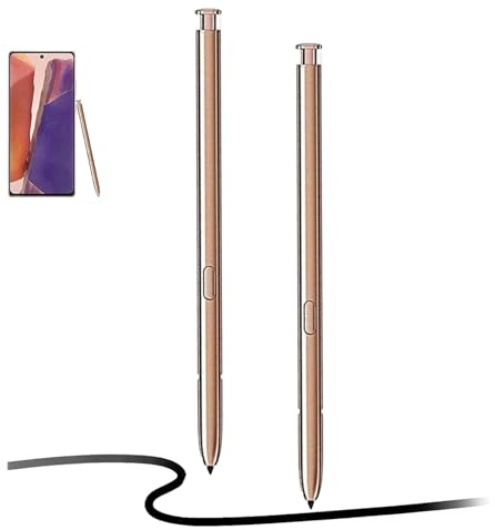 2 Stück Note 20 S Pen Eingabestift Ersatz für Samsung Galaxy Note 20 / Note 20 Ultra 5G (EJ-PN980)+ Auswurfstift, OhneBluetooth, Bronze