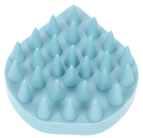 Silikon Kopfhautmassagebürste für Haarwäsche und Reinigung | Ergonomisches Design, für Dusche und Bad, Kompakte Shampoobürste als Handliches Pflegezubehör