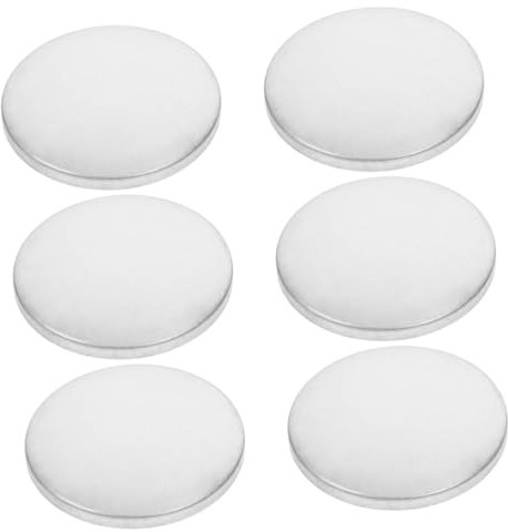 Housoutil 6pcs Fence Post Caps Handrail End Caps Metal Handrail End Covers for Residential Commercial Railings Weatherproof