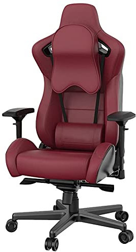 Silla de juegos para adultos, silla de oficina para jefe, silla de carreras, silla de juegos, deportes, giratoria, ejecutiva, de cuero, silla de escritorio para computadora con sillón ajustable en