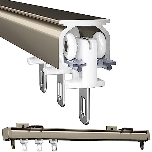 C Mounted Sliding C Ra 50 100 150 200 300 400 500 600 cm Sturdy Aluminum Wall C Tracks for Hanging Heavy Duty Curtains