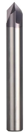 1 Stück Fasenfräser, 60/90/120 Grad, 3 Nuten, Hartmetall-V-Nut-Fräser, Entgraten, CNC-Fräser(3F-D3.0-R90)