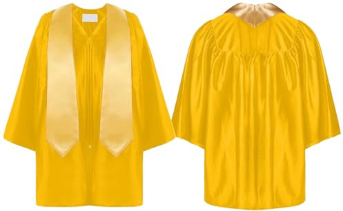 Toga e Berretto per Diploma Asilo | Costume da Laureato | Toga Unisex per Diploma di Asilo - Per Cerimonia Scolastica, Foto di Classe, Celebrazione, Banchetto, Raduno, Festa, Fotografia, Assemblea