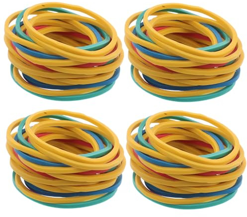 Gatuida Set 60 Elastici Colorati in Gomma 30mm Anelli Elastici per Geoboard Fissaggio Versatile per Ufficio Scuola e Casa per Progetti Artigianali e Uso Quotidiano
