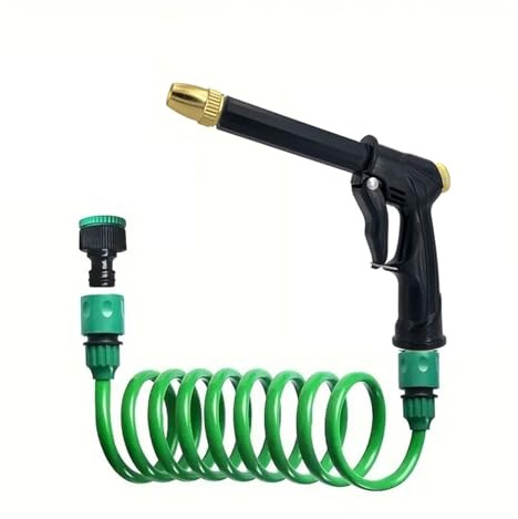 Tête d'arrosage for tuyau d'arrosage de jardin avec buse réglable, outil de nettoyage de voiture en plastique(20M)