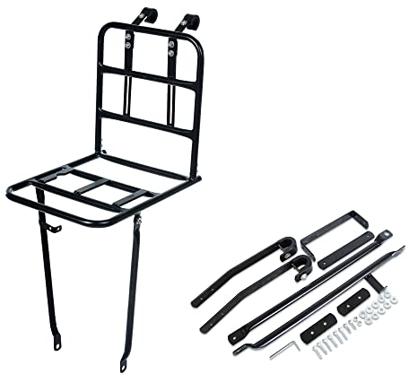Basil Vr-träger Front Carrier L Frontgepäckträger, Black, 34.5 x 29 x 7.4 cm