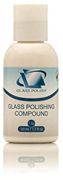 Glass Polish 1.7oz (50ml) Glass Polishing Cerium Oxide Compound for Professional Optical Polishing of All Glass Surfaces - 1.2 microns - GP14003