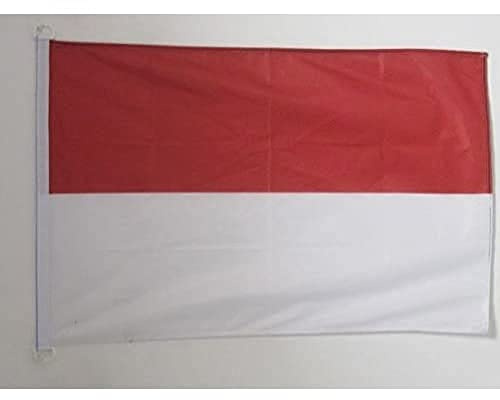AZ FLAG Pavillon Alsace Rot un Wiss 90x60 cm Anneaux Plastique | Usage extérieur et nautique Pavillon nautique alsacien résistant aux intempéries avec coutures doubles et bords renforcés