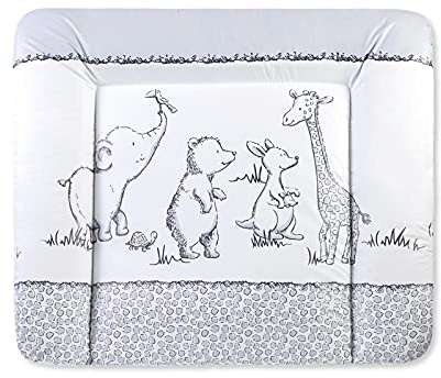 Julius Zöllner Wickelauflage Softy 75x75 cm - Wickelunterlage - wasserdicht und abwischbar - Made in Germany – Oeko-Tex Standard 100 – Safari