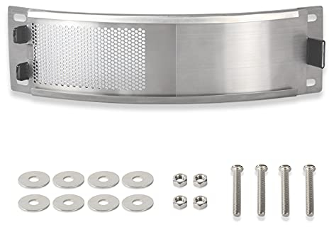 OLAMO Draft Door Screen Kit Replacement for Large and Medium Big Grill Green Egg, Stainless Steel, Green, Grill Accessory