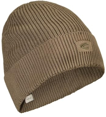 camel active Herren 406470/2m47 Beanie Mütze, Dunkelgrün, Einheitsgröße EU