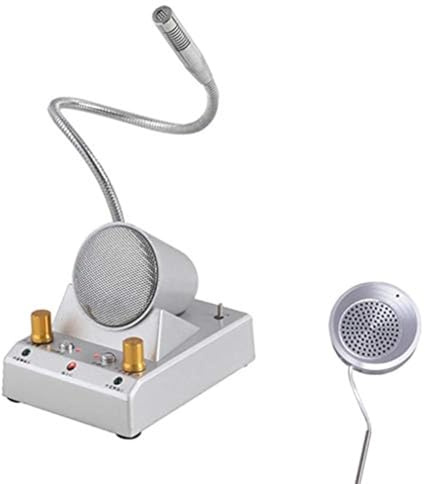 Window Intercom System, Window Speaker, Bank Window Counter Intercom, for Store Office Hospital Bank Restaurants Hotels